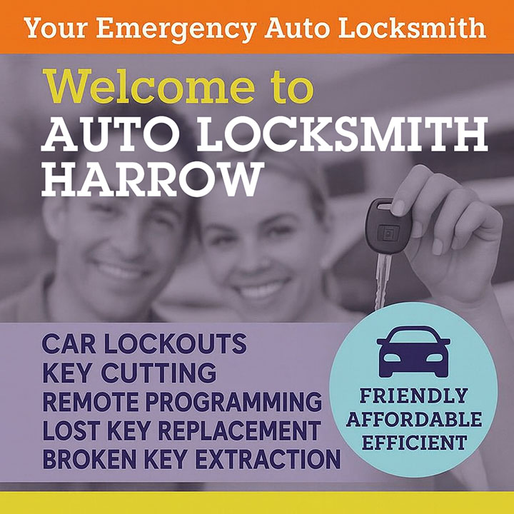Emergency Auto Locksmith Harrow